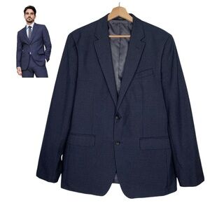 Banana Republic Men’s Navy Blue Suit Jacket Sport Coat Standard Fit Size 40R